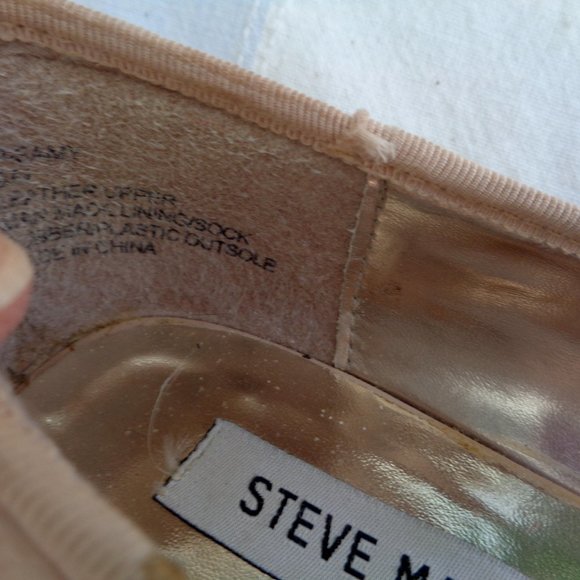 Steve Madden Pink Ballet Flats-Size 9-Gold Studs - Picture 5 of 7